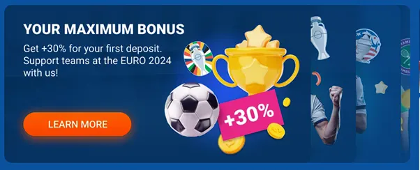 Бонус на депозит +30% у Мостбет